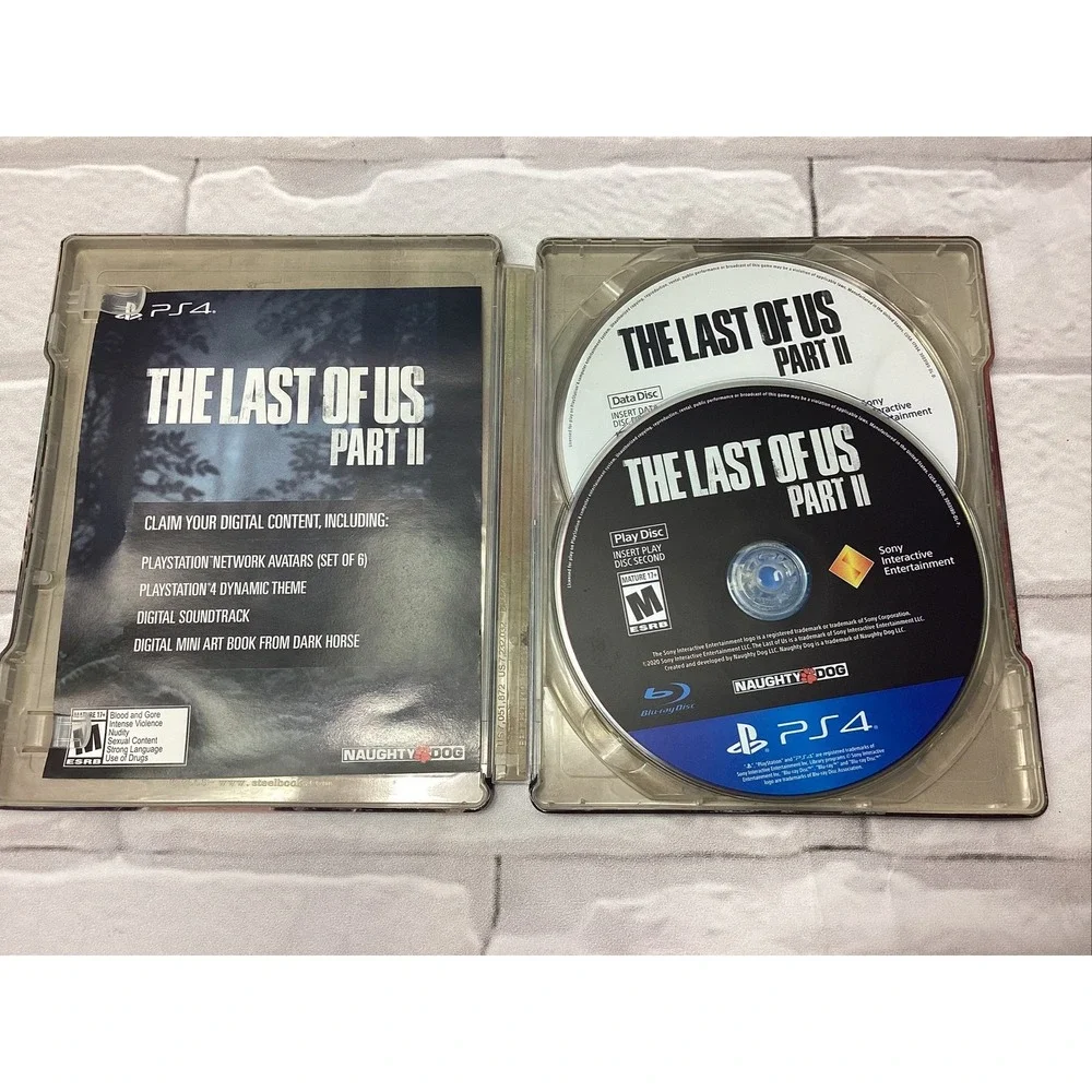 The Last Of Us Part II 2020 PlayStation 4 Action And Adventure Video Game Disk